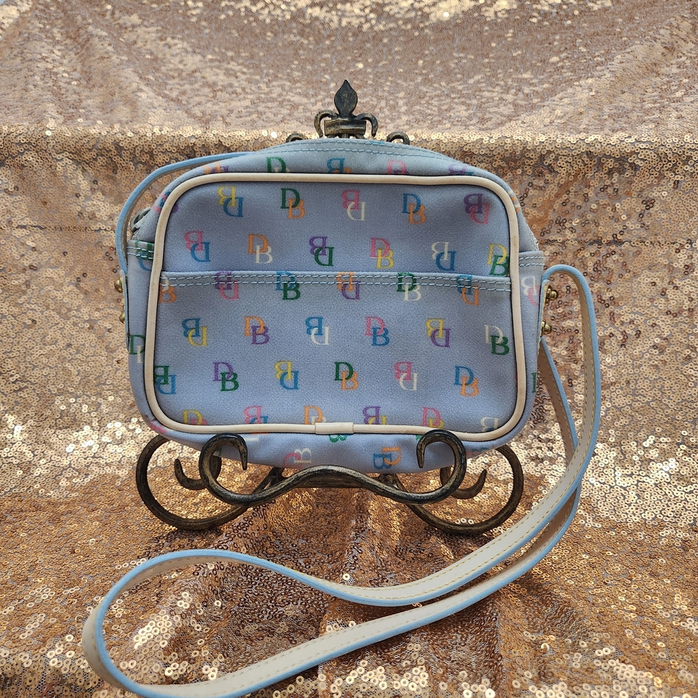 Dooney & Bourke Light Blue Logo Crossbody Bag